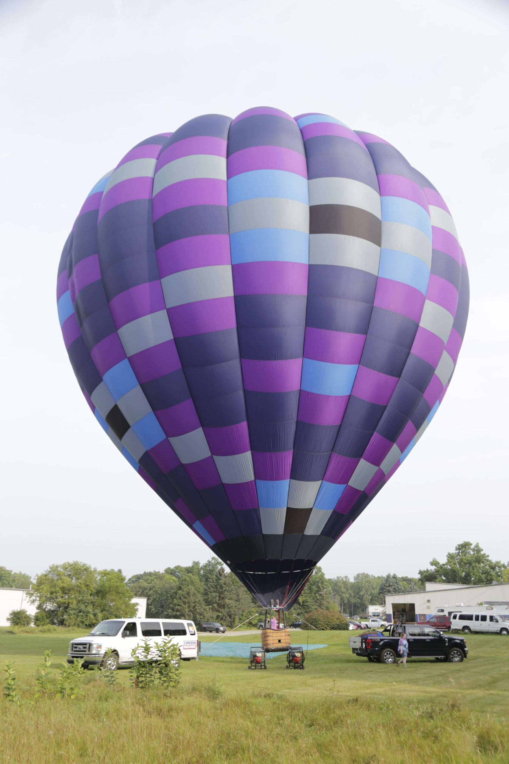 Cameron A-250 hot air balloon on ground