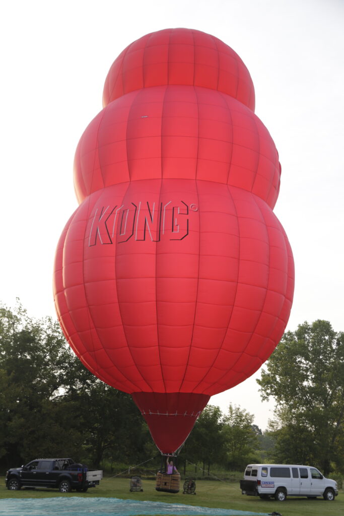 King Kong special shape Cameron hot air balloon on ground