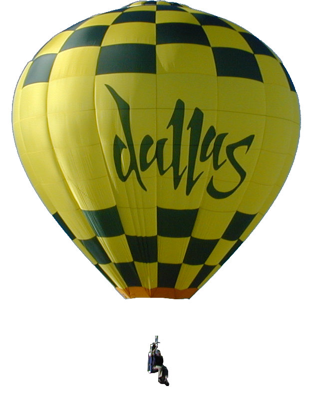 Cameron M-34 hot air balloon in flight