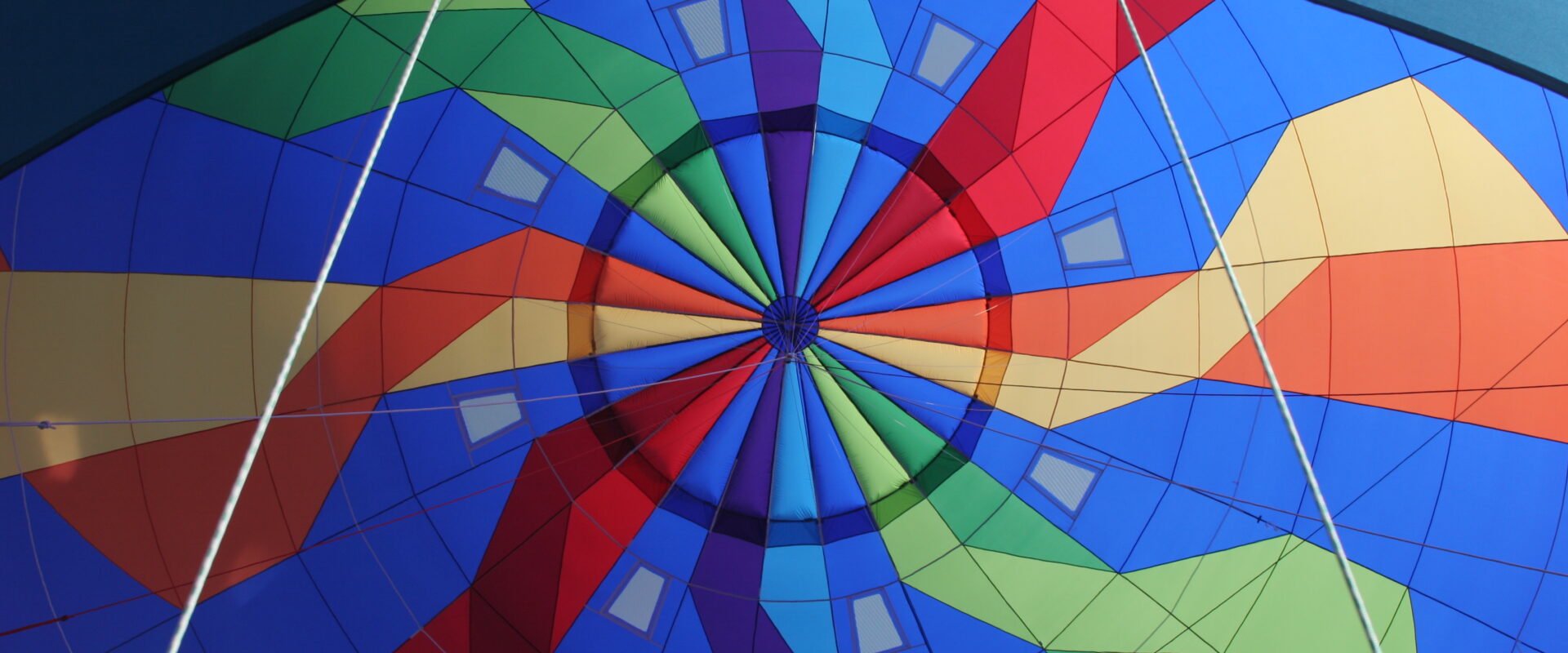 Looking inside a Cameron ZL-70 racer hot air balloon with custom clear windows