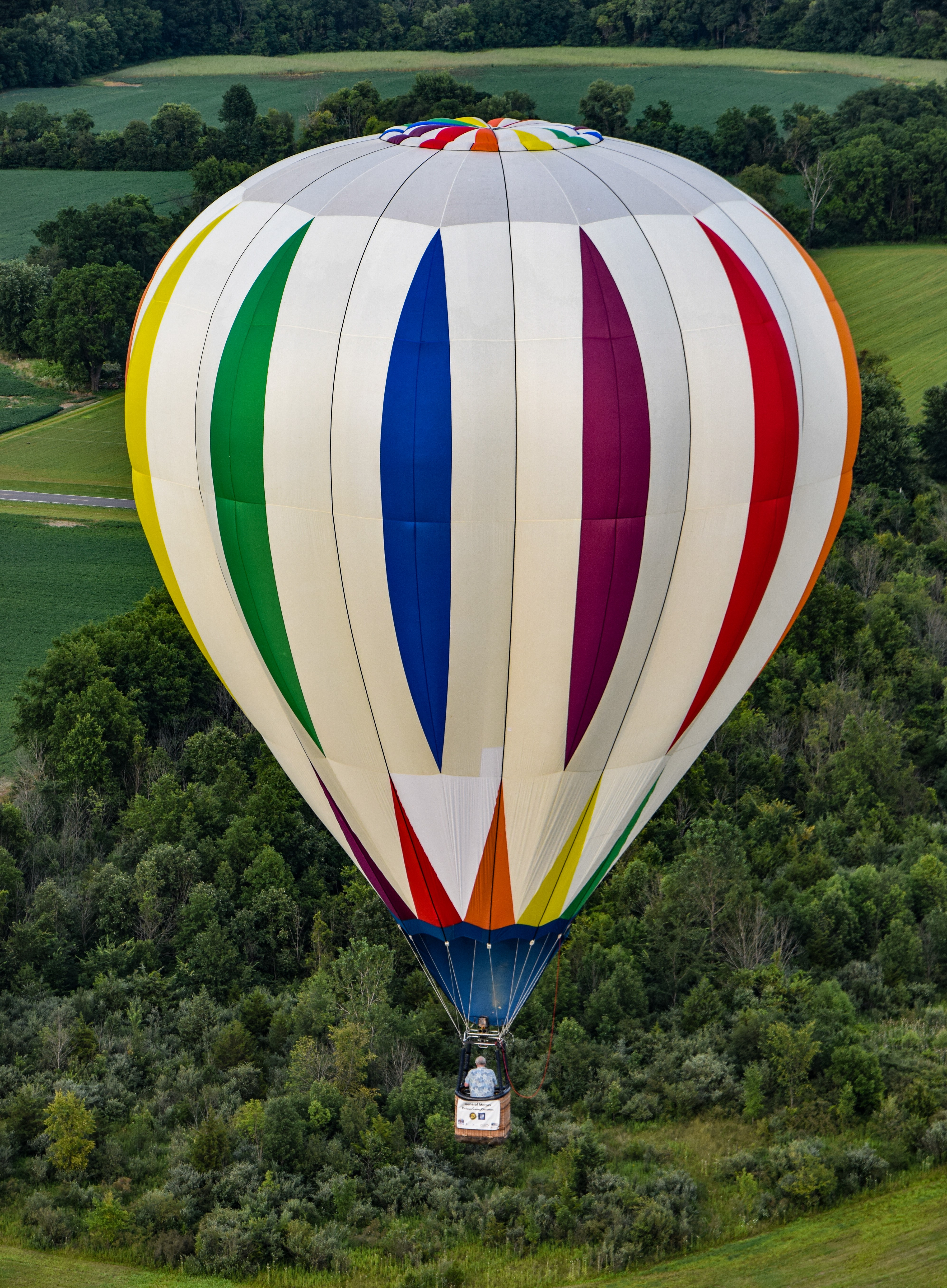 Cameron C-60 hot air balloon on ground