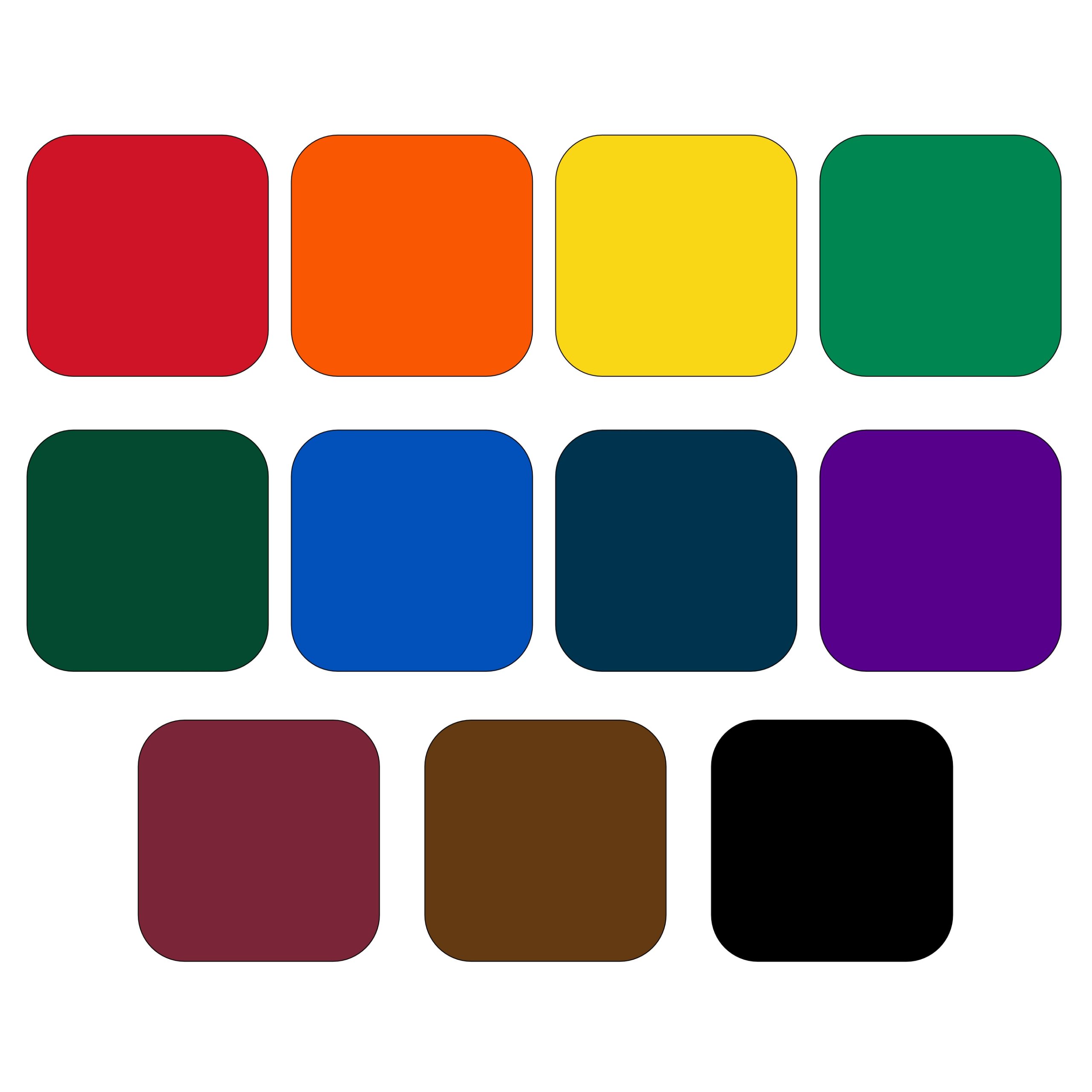 Cordura color options available at Cameron Balloons