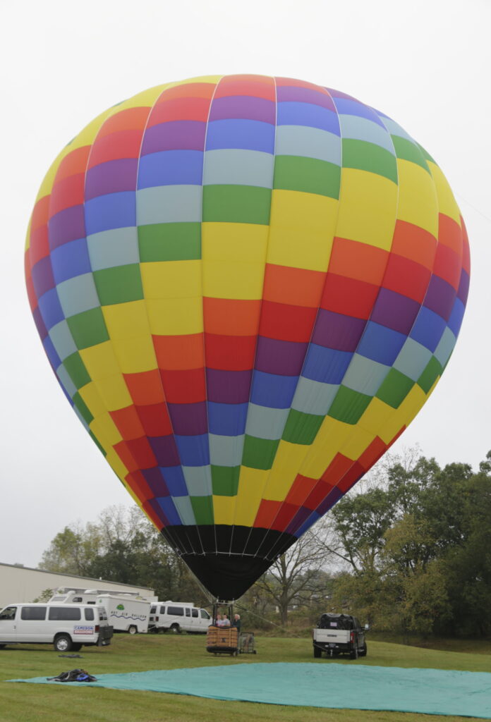 Cameron Z-180 hot air balloon on ground