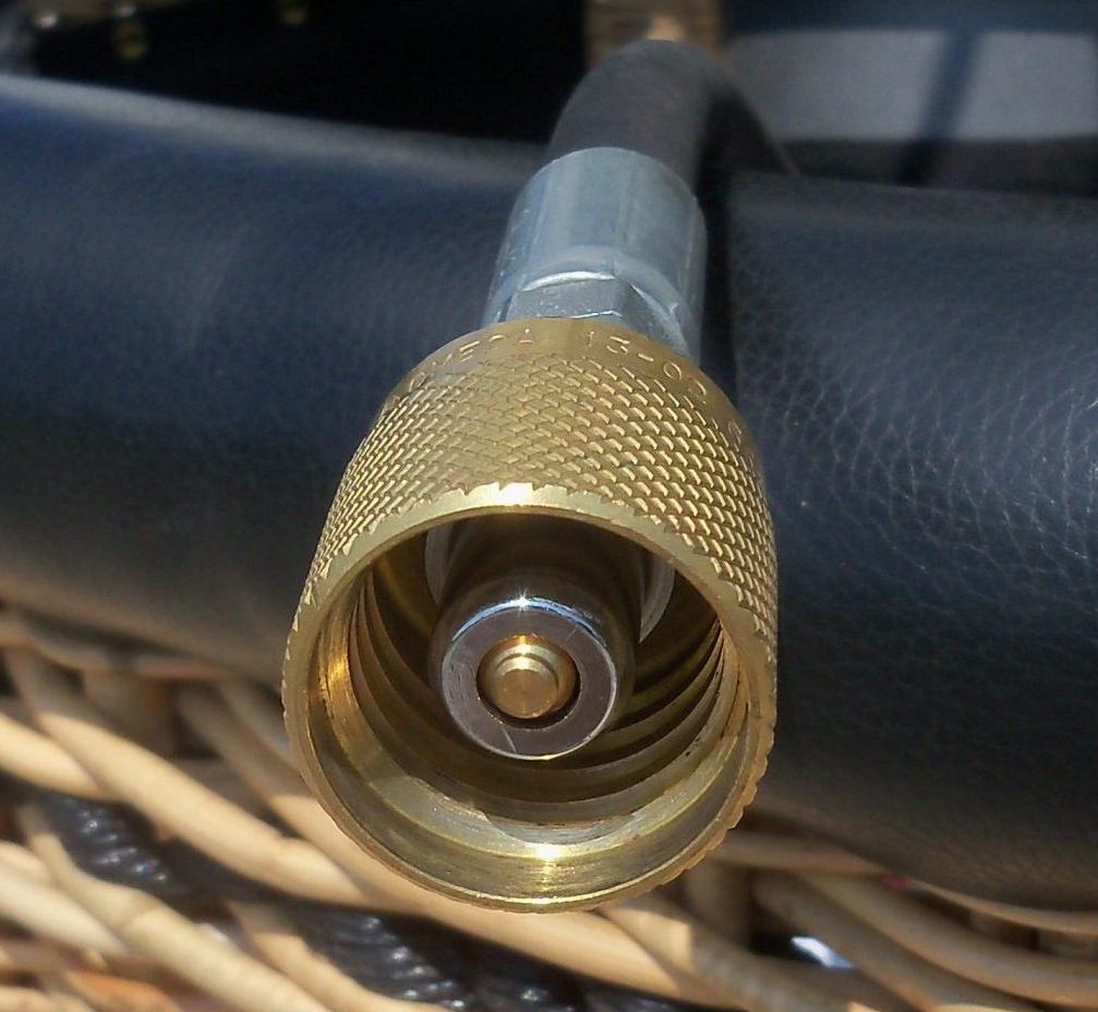 Cameron rego propane hose fitting